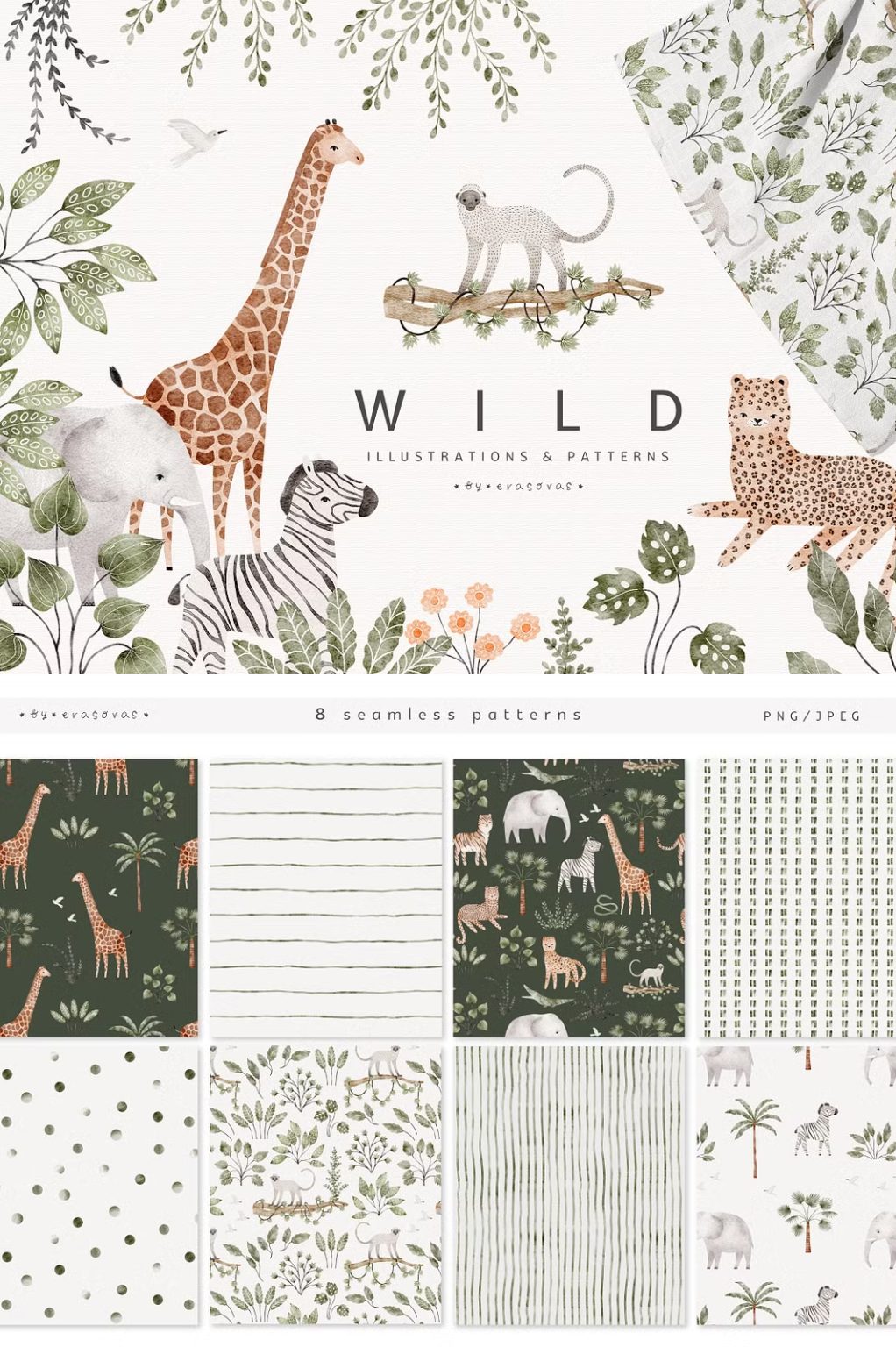 WILD illustrations&patterns - Hecavi - Illustrations Inspiration Website