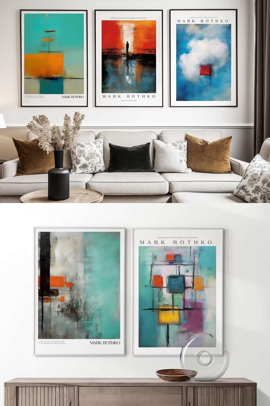 Mark Rothko Website Art Poster Inspired by Mark Rothko - Hecavi - Illustrations Inspiration ...