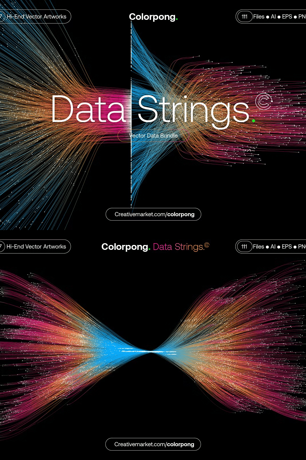 Data Strings – Vector Bundle - Hecavi - Illustrations Inspiration Website